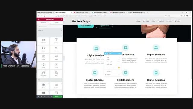 Live Web Design - S01E04 - Designing a Landing Page - Urdu & Hindi смотреть онлайн