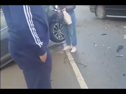 Кортеж Мишустина попал в ДТП на рублёвке, 6 авто в ДТП смотреть онлайн