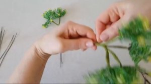Дерево из бисера. Сборка Цветущего Дерева Из Бисера / Прямой эфир