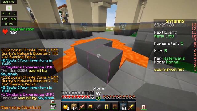 Hypixel Skywars #1 / Random game and sound effects смотреть онлайн