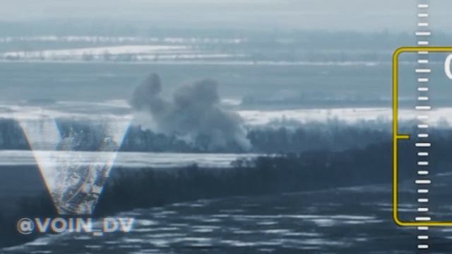 Работа "Солнцепёка" по украинским позициям смотреть онлайн