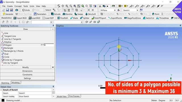 ANSYS Tutorial | Basic Sketch Tools in ANSYS Design Modeler | ANSYS Sketching Tutorial -1 | ANSYS 2 смотреть онлайн