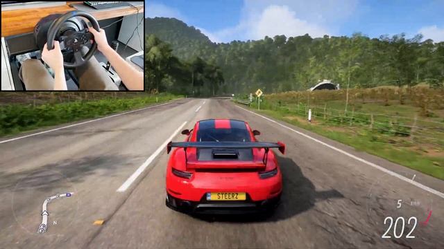 Forza Horizon 5 - Porsche 911 GT2 RS | Thrustmaster T300RS | Gameplay [4k]