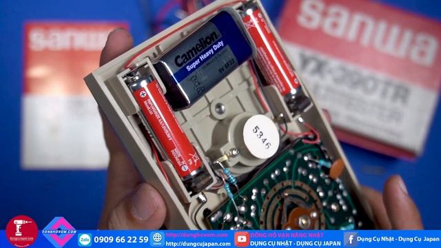 Đồng hồ vạn năng kim nội địa Nhật Sanwa YX-390TR смотреть онлайн