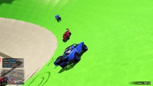 ВРЕЗАЛИСЬ В ГИГАНТСКУЮ ПЛАНЕТУ НА СКОРОСТИ 500 КМ/Ч НА БЕЗБАШЕННЫХ ГОНКАХ В GTA 5 ONLINE