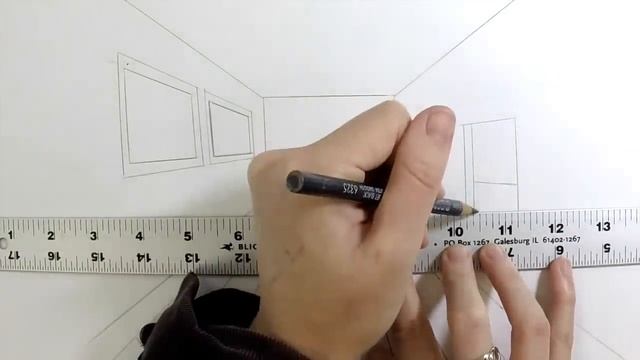 How to Draw a Room in 1-Point Perspective смотреть онлайн