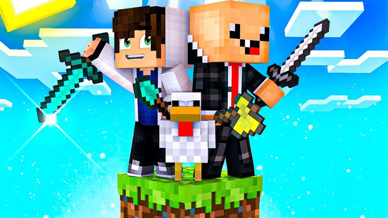 Майнкрафт но Нуб и Про выживают на 1 блоке в майнкрафт MINECRAFT ТРОЛЛИНГ ЛОВУШКА смотреть онлайн