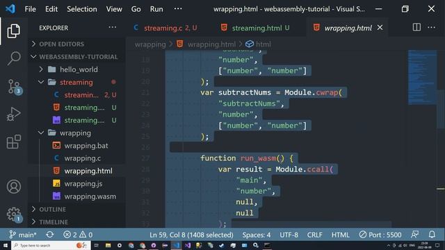 WebAssembly Tutorial - 3 - Streaming wasm Files смотреть онлайн