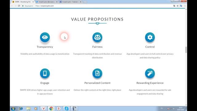 SwipeCrypto – блокчейн-протокол для предоставления пользователям лучшей мобильной рекламы смотреть онлайн