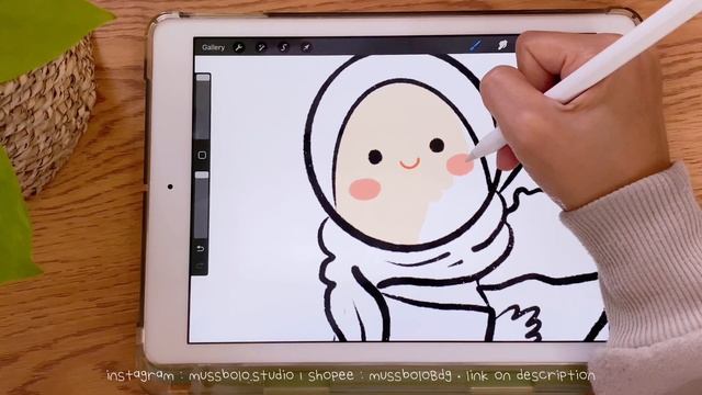 Tutorial menggambar di ipad dengan procreate | ipad drawing смотреть онлайн