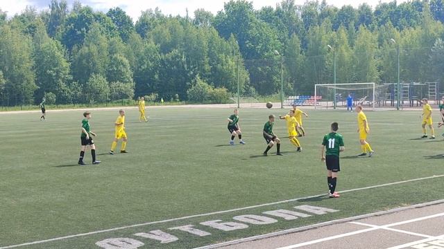 Чемпионат МО. Лобня (зеленые)-Солнечногорск (желтые) 2009 год смотреть онлайн