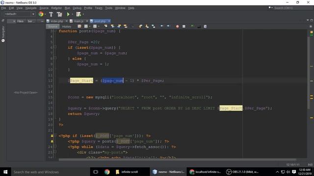 Infinite Scroll Pagination Using PHP MySQL & JQuery смотреть онлайн