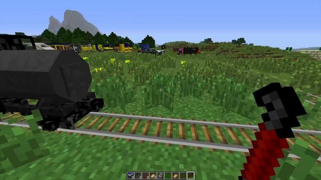REAL WORKING TRAINS IN MINECRAFT! смотреть онлайн