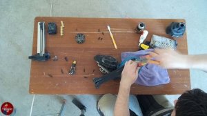 Сервисный центр TOUA на коленке.  Чистка монтажного  пистолета GSNF1. «ТОЯ часть-1» техническая.