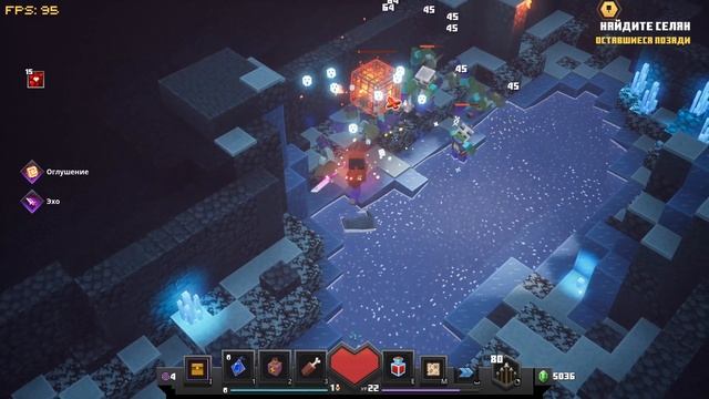 Minecraft Dungeons №8 Шахты красного камня! смотреть онлайн