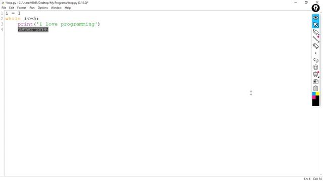 while Loop in Python смотреть онлайн