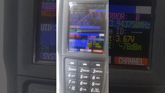 Uniden SDS100 scanner monitoring Camden County P25 Phase 2 смотреть онлайн
