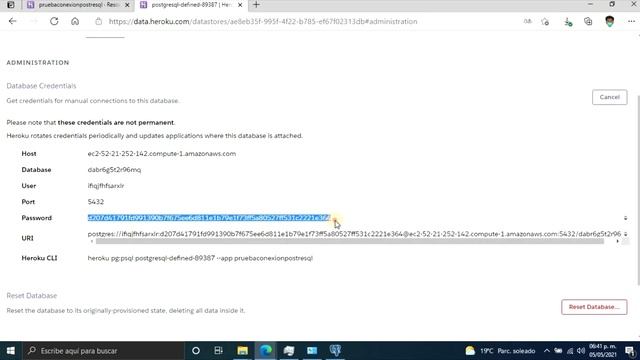 Conexión de PostgreSQL con Heroku 2021 смотреть онлайн