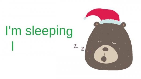 Fun song for kids / I'm speaking English / Present Continuous