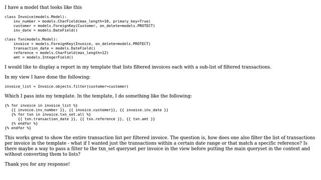 Filtering a reverse lookup in Django template смотреть онлайн
