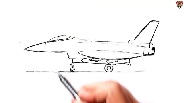 How to draw a fighter jet | Drawing tutorial | Taurus art смотреть онлайн