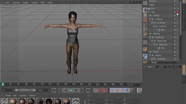 Урок по использованию файлов "BVH" в Cinema 4D смотреть онлайн