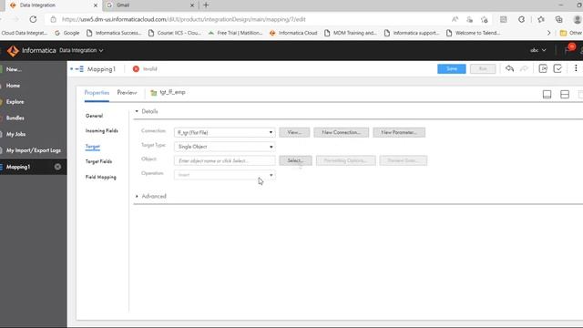 3.02 Mapping to load data from oracle table to flat file смотреть онлайн