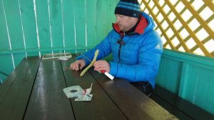 Поставушка на форель. Снасть для рыбалки со льда. Собираем! Ловим!