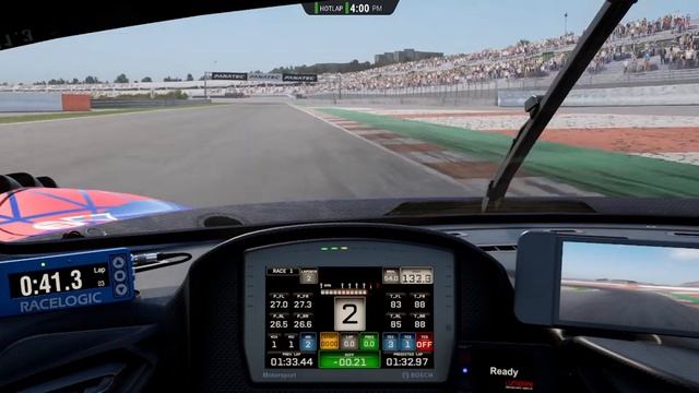 ACC - Ferrari 296 GT3 - Valencia Hotlap 1:32'615 смотреть онлайн