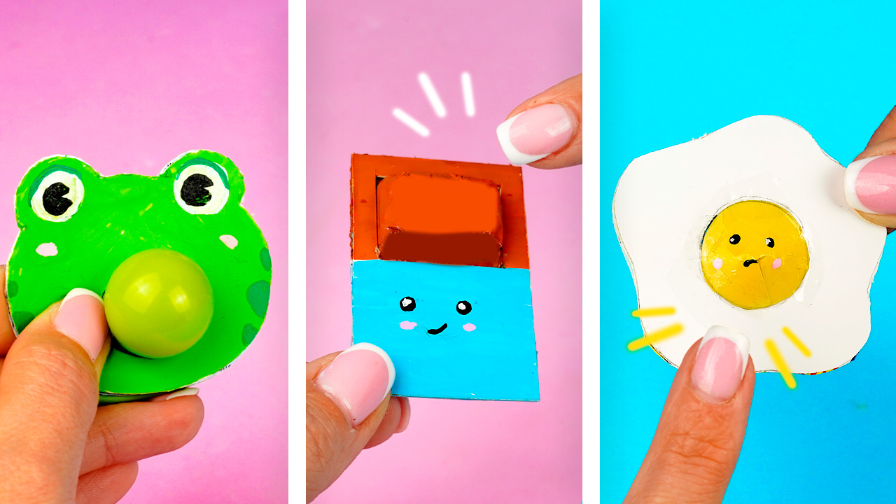 3 идеи как сделать Мини антистрессы своими руками смотреть онлайн