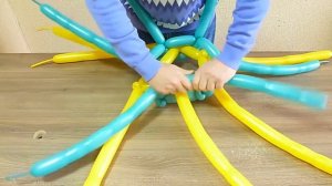 Простая Корзина из воздушных шаров