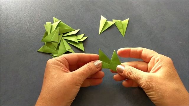 Рождественский венок оригами | Origami Christmas Wreath