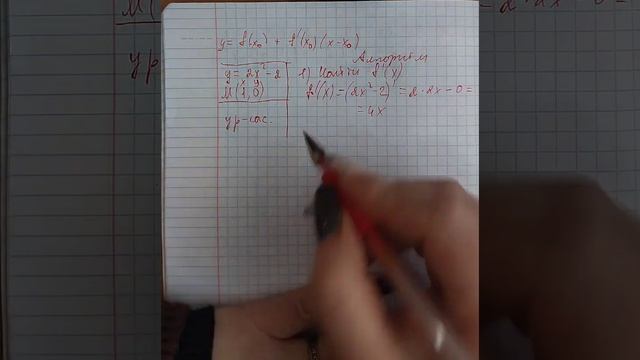 Уравнение Касательной смотреть онлайн