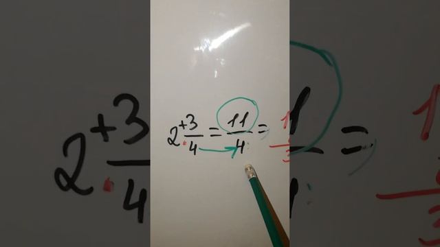 как из смешанной дроби сделать неправильную?Смотри это видео! смотреть онлайн