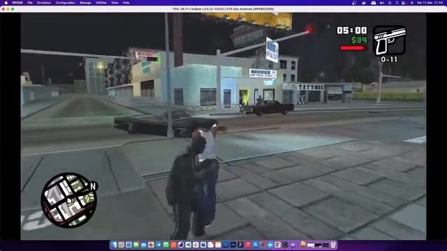 GTA: San Andreas on macOS Monterey 2022 (Intel) смотреть онлайн