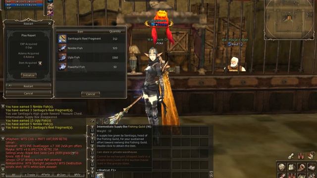 6# Openning 200 Intermediate Supply Box from fishing faction quest Lineage 2 CORE смотреть онлайн
