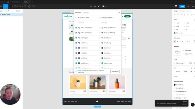 Swap style and component libraries смотреть онлайн