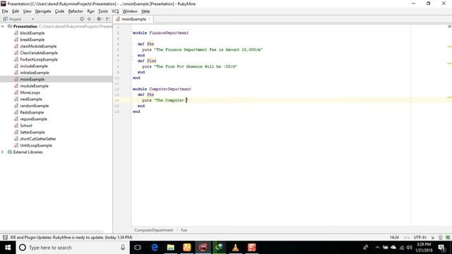 Ruby Programming Tutorial 31 Mixins in Ruby concept & codes in Ruby смотреть онлайн