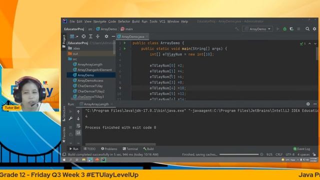 Java Programming Grade 12 - Friday Q3 Week 3 #ETUlayLevelUp смотреть онлайн