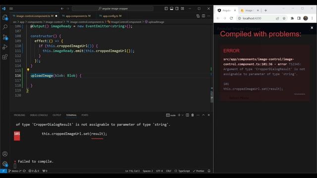 Uploading Image with Angular and Firebase Storage: Angular Image Cropper Part 2 смотреть онлайн