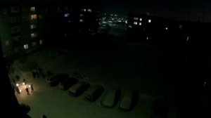 Новый год наступил  Во дворе фейерверк  1 января 2018