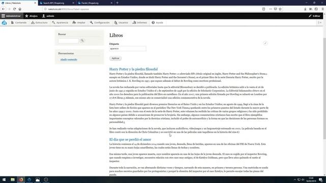 Busquedas avanzadas en Drupal con Search API y facets смотреть онлайн