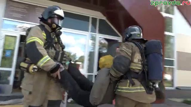 09.08.24 Зеленый ДОЛ, Пожарно-тактические учения в спортивной школе № 2 пос. Васильево смотреть онлайн