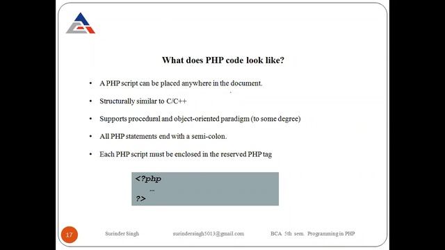 Lecture 1| Introduction to PHP| Part 2 смотреть онлайн