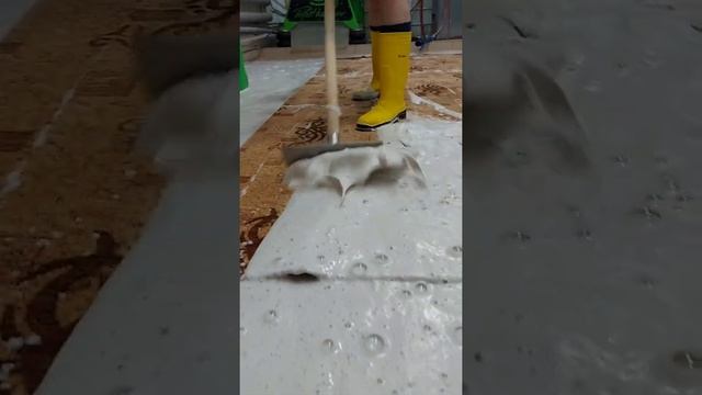 Стирка ковра (вертикальное видео для просмотра на телефоне) /Rug washing (vertical version) смотреть онлайн