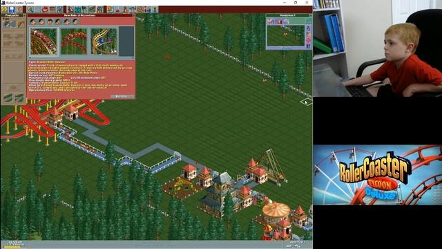 RollerCoaster Tycoon Deluxe смотреть онлайн