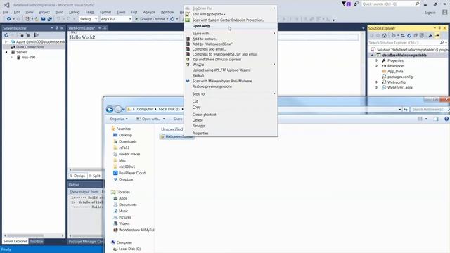 How to solve "this dabase file is not compatible ... of SQL Server" error смотреть онлайн