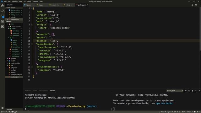 React GraphQL App (MERNG + Apollo + Hooks): #1 Intro & Apollo Setup смотреть онлайн