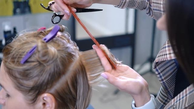 Как стричь ИДЕАЛЬНОЕ БОБ КАРЕ в технике Demetrius / Женская стрижка / Самый подробный видеоурок ENG смотреть онлайн