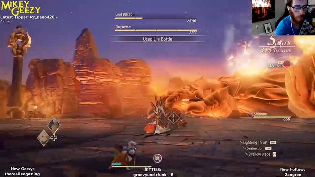 Balseph Boss fight on HARD mode. Tales of Arise Xbox Series X. смотреть онлайн